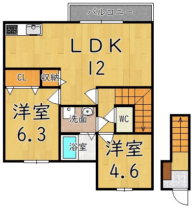 エスペランサ二上 間取り