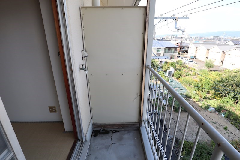 明和マンション ベランダ