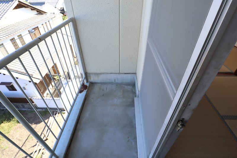 明和マンション ベランダ