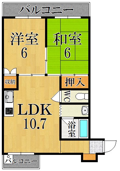 ザ・ノウブルマンション貴人館 102号室 間取り