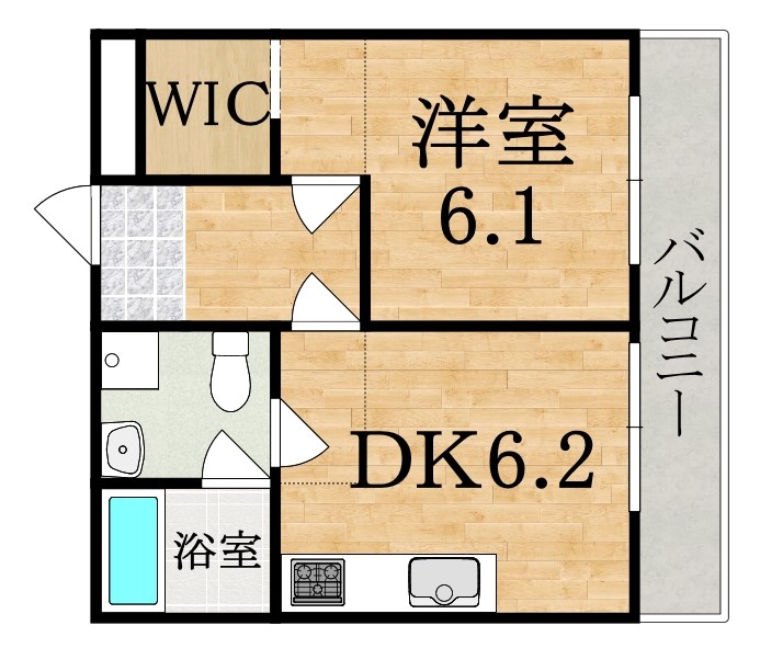 ラビタ柳町Ⅱ（ヤナギマチ） 間取り図