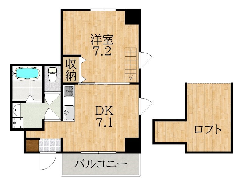 トミオコート 間取り図