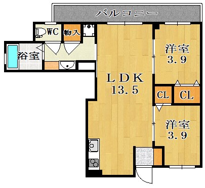 グランスター大宮 601号室 間取り