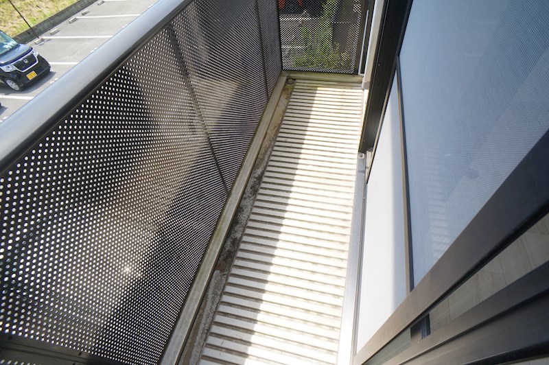 シャトレーヌ梅美台C棟 ベランダ