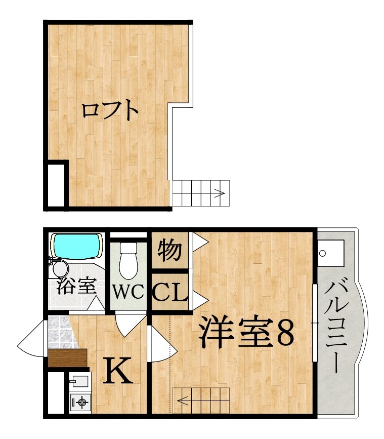 グレースビュー壱番館  311号室 間取り