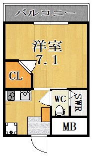 ドムール佐保川 間取り図