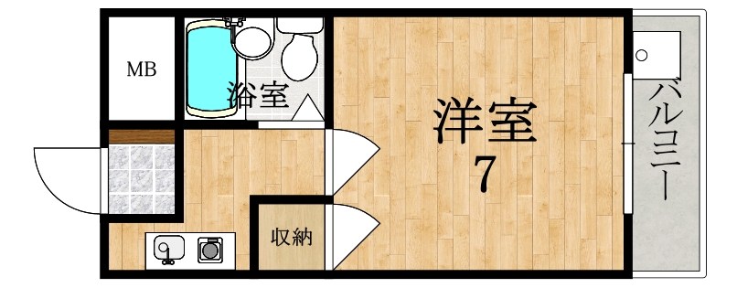 メゾン・ドゥ・クリヨン 303号室 間取り