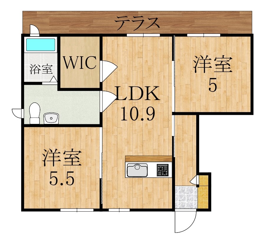 Charme 　C棟 間取り図