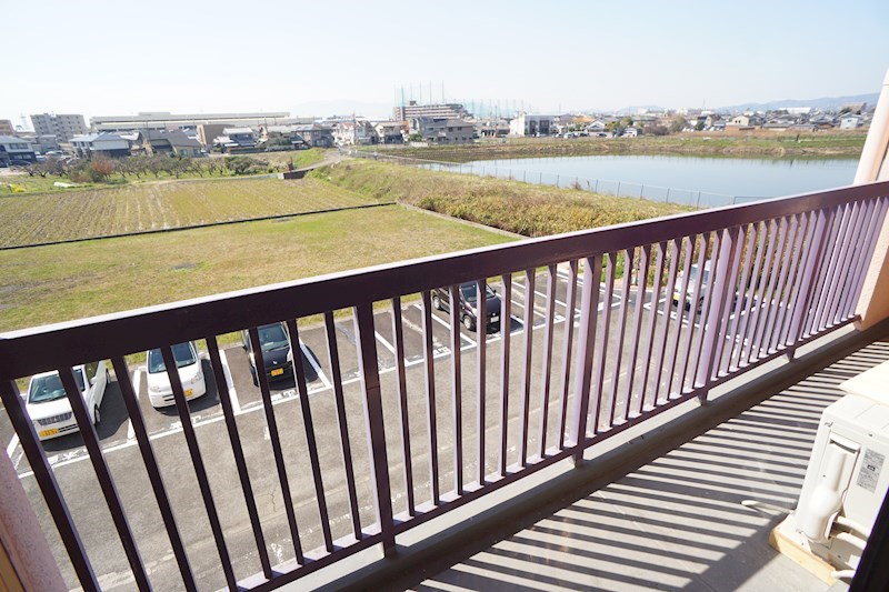 筒井ハイツ ベランダ