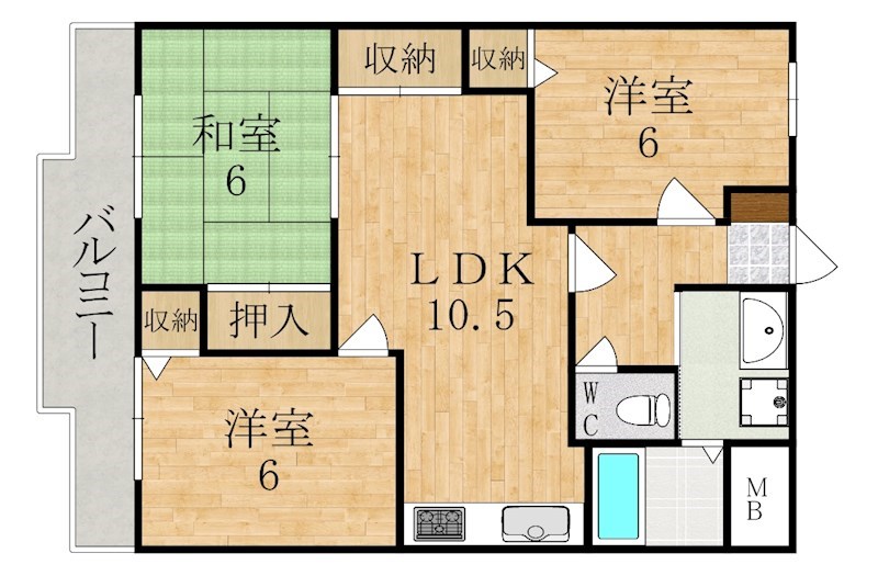 ダルバールやまと 間取り図