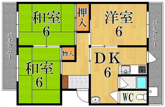 永慶寺マンション（エイケイジ） 間取り