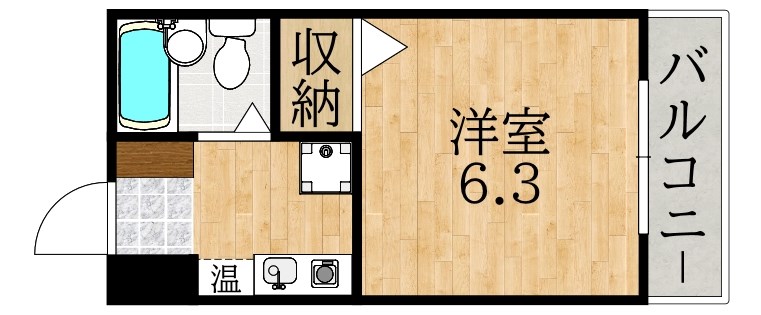 駅前岡ハイツ 間取り図