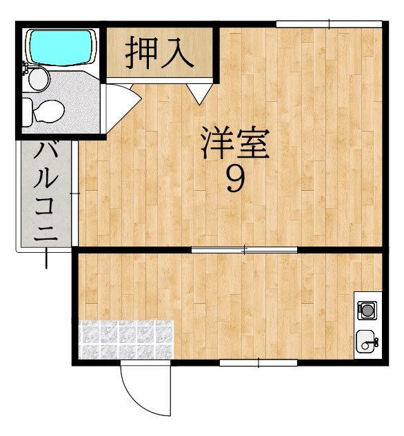 エムズ富雄 間取り図