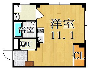 エールビル 202号室 間取り