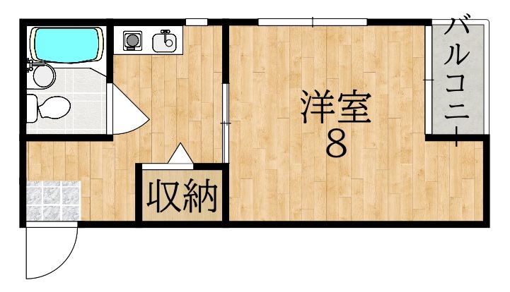 ハーティーハイツ 間取り図