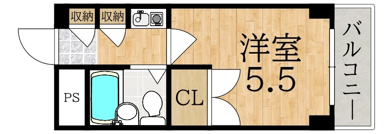 シティパレス21富雄元町Part1 間取り図