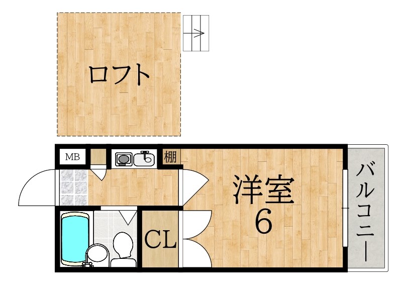 ＹＯＵハウス 202号室 間取り