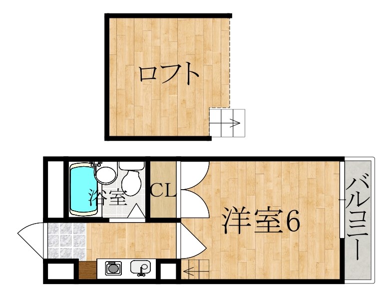 シティパレス21富雄元町Part2 間取り図