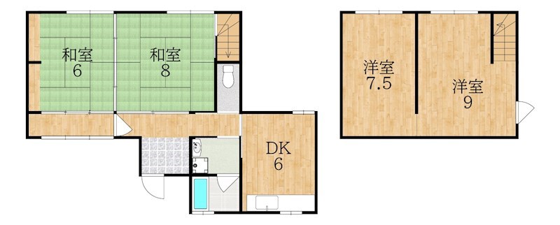 富雄元町戸建 間取り