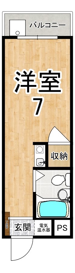 M・コート 203号室 間取り