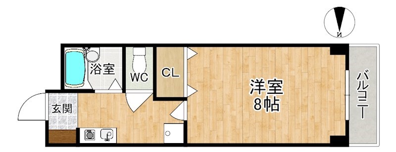 南新町ビル 202号室 間取り