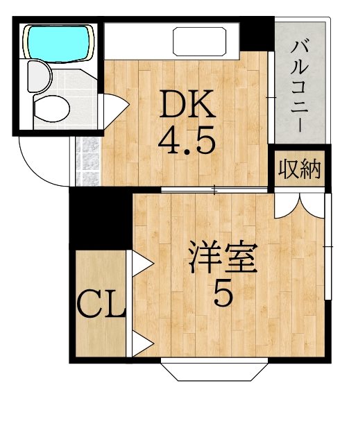 大東工芸マンション 301号室 間取り