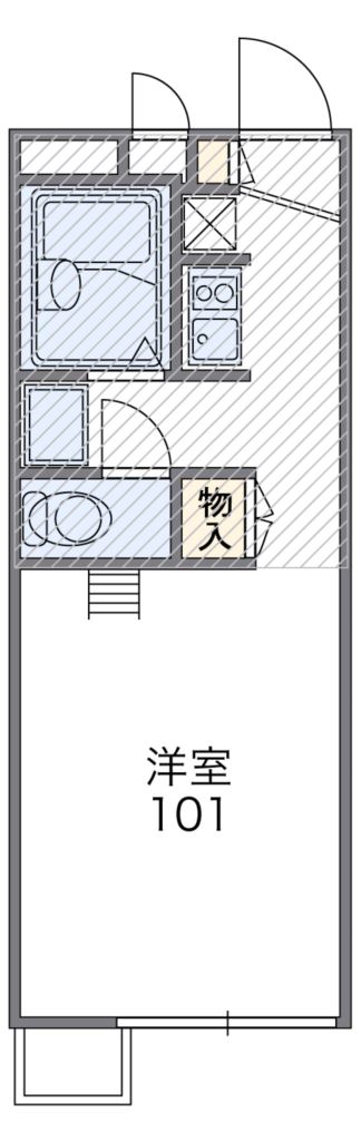 レオパレス古都 間取り
