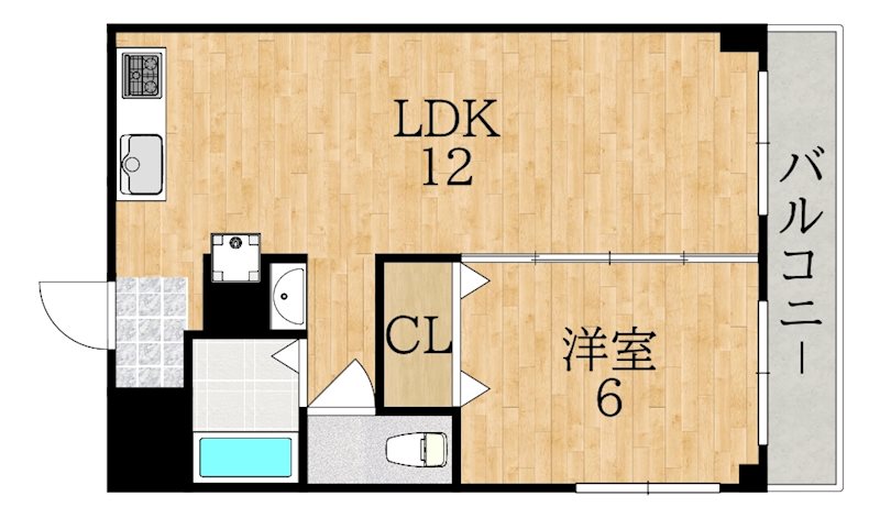 リッチヒル富雄 間取り図