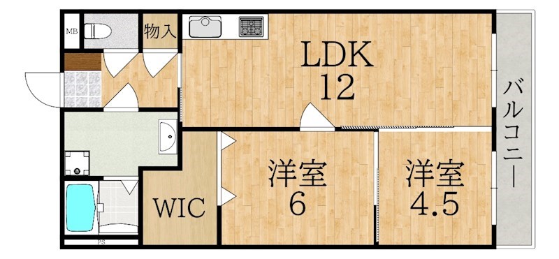 ラ・サンフォニー 間取り図