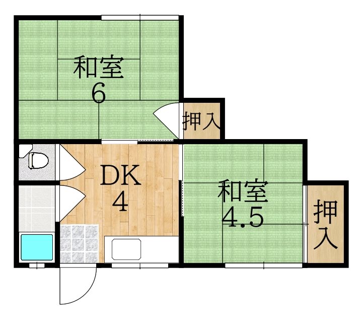 ドゥーマ若竹 間取り図