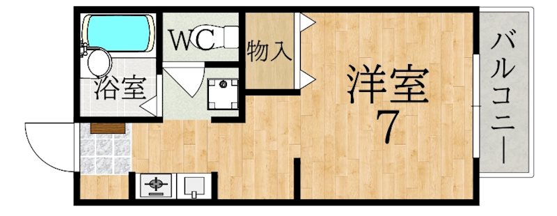 カサベルデ秋篠台 間取り図