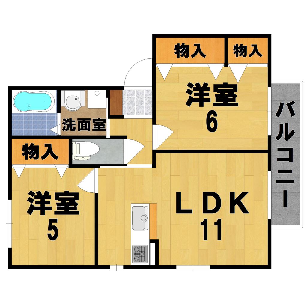 ＹＭイーストＢ棟 101号室 間取り