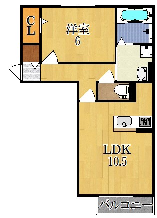 グラン　エスト 101号室 間取り