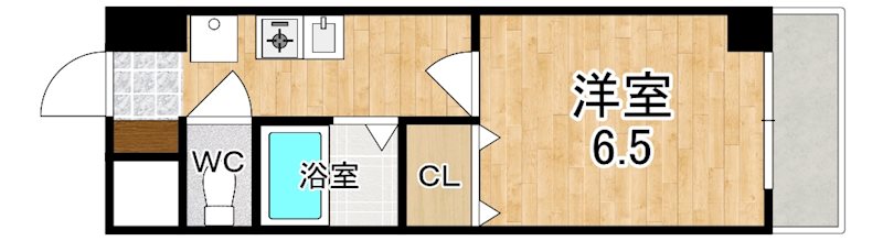 ヴィラレスポワール 103号室 間取り