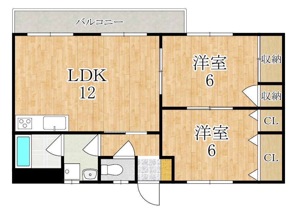 メゾン・ド・ラフィーネ 305号室 間取り