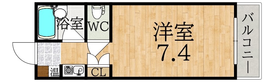 ダイワ学園前ロジングハウスＣ棟 間取り図