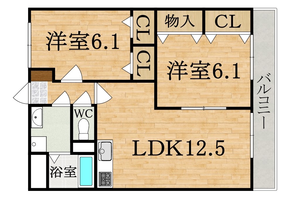 GRAN KUZUMIⅡ 間取り図