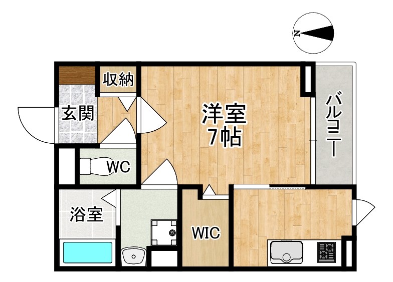 アルドゥル三条奈良Ⅱ 間取り図