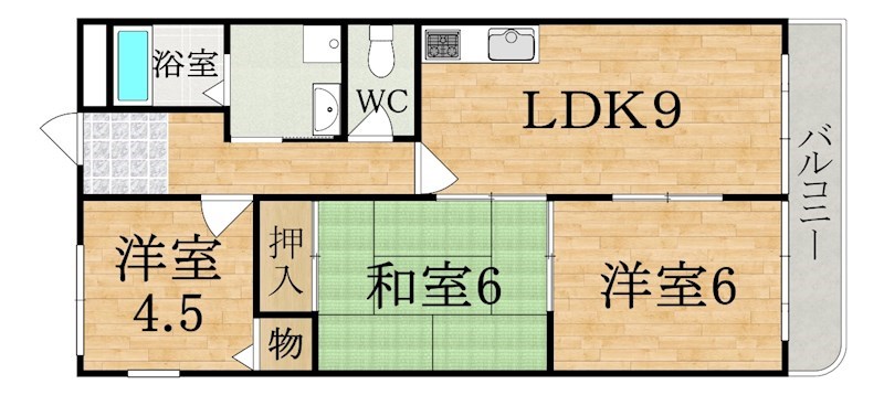 エーデルハイム前川 間取り図