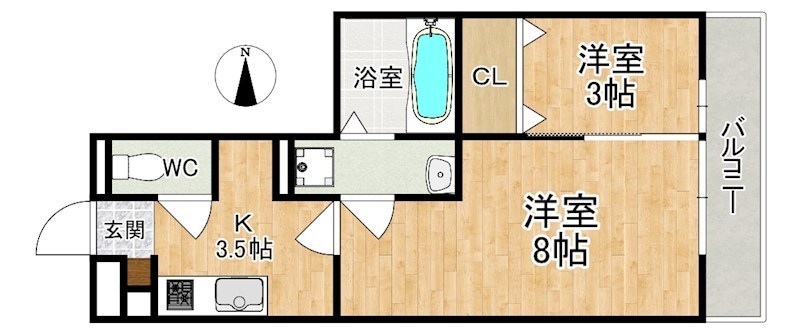 コム　アニモ 間取り