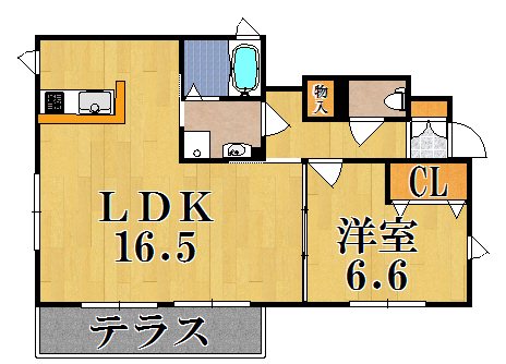 アルチェ 101号室 間取り