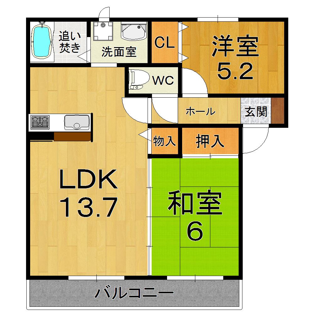 ラフィナートＣ 103号室 間取り