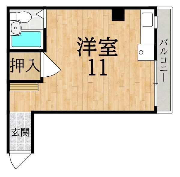 片山マンション 間取り図