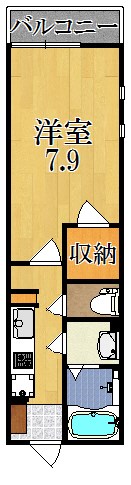 クレイノ蓬莱 間取り図