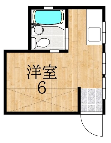 みるく学園前 302号室 間取り