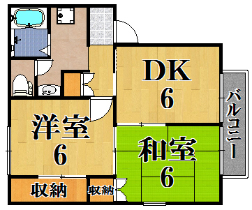 エステートピアタツノⅡ 間取り図