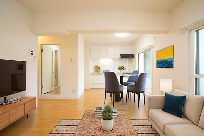 富雄サンパレスⅡ号館 リビング