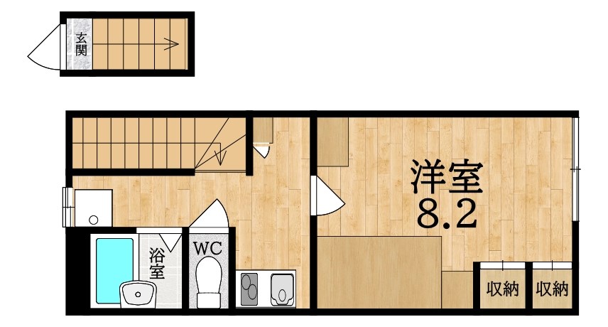 レオパレスＷＩＬＬ南郡山 間取り図