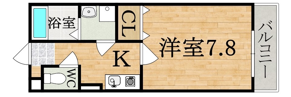 メゾン曲川 間取り図