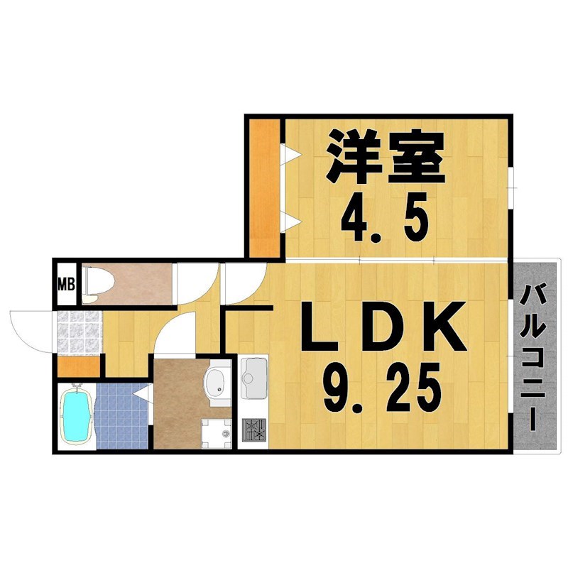 リビングタウン西大寺 間取り図